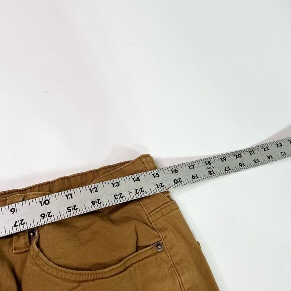 Caterpillar Pants Womens 32x32 Tan Brown Flat Front Workwear Five Pocket - Picture 7 of 10